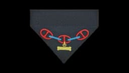 Maillons Dog Bandana XS - Navy