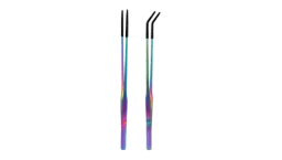 Iridescent Reptile Feeding Tongs