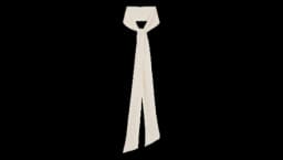 Ivory Sheer Silk Scarf