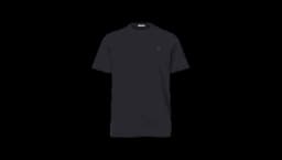 Leather-Trim T-Shirt