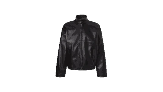 Intrecciato Leather Blouson