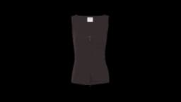 Zip-Up Cotton Tank