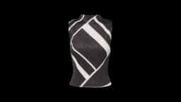 Fold Line Printed Top