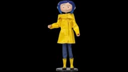 Coraline Raincoat & Boots Figure 18 cm