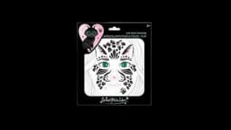 Black Cat Face Sticker - Single