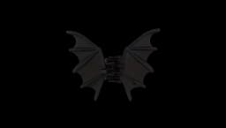 Matte Bat Hair Claw