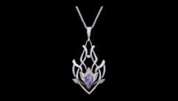 Argis Moonstone Elven Necklace