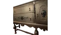 Gothic Black Skull Buffet