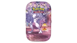 Mewtwo & Scraggy Mini Tin