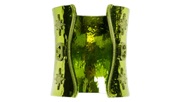 Metallic Cuff Bracelet - Green